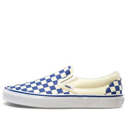 Vans: Синие кроссовки  Classic Slip On