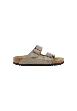 Birkenstock: Бежевые сандалии 