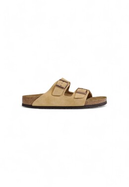 Birkenstock: Бежевые сандалии 