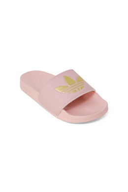 Adidas: Розовые шлёпанцы 