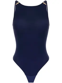 Elisabetta Franchi: Синий боди 