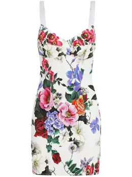 Dolce & Gabbana: Платье с принтом 