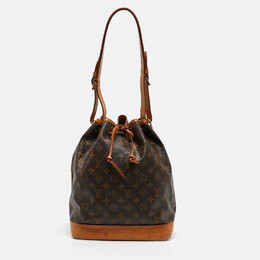 Louis Vuitton: Коричневая сумка 