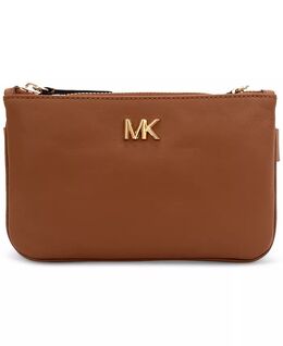 Michael Kors: Синяя поясная сумка 