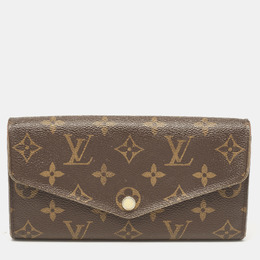 Louis Vuitton: Коричневый кошелёк 