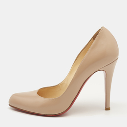 Christian Louboutin: Бежевые туфли 