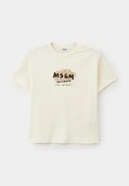 MSGM Kids: Белая футболка 