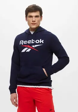 Reebok: Синяя толстовка 