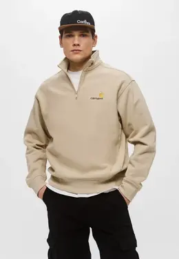 Carhartt WIP: Бежевая толстовка 