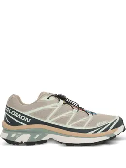 Salomon: Бежевые кроссовки 