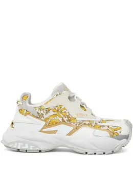 Versace: Белые кроссовки 