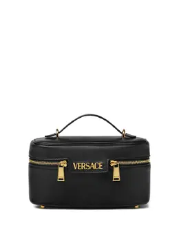 Versace: Чёрная сумка 