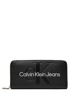 Calvin Klein Jeans: Чёрный кошелёк 