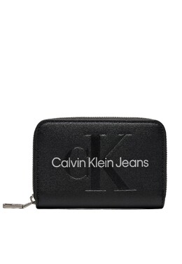 Calvin Klein Jeans: Чёрный кошелёк 