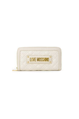 LOVE MOSCHINO: Бежевый кошелёк 