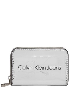 Calvin Klein Jeans: Серый кошелёк 