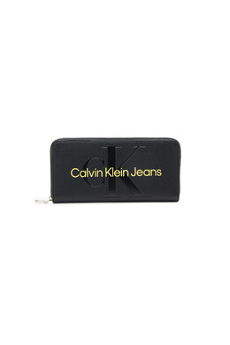 Calvin Klein Jeans: Серый кошелёк 