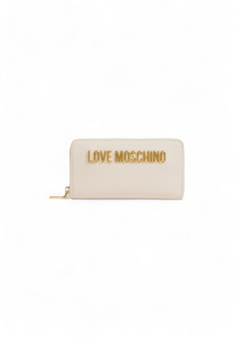 LOVE MOSCHINO: Бежевый кошелёк 