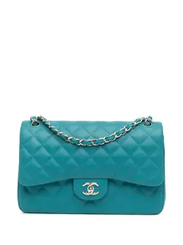 CHANEL Pre-Owned: Голубая сумка 