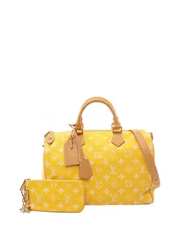 Louis Vuitton Pre-Owned: Жёлтая сумка 