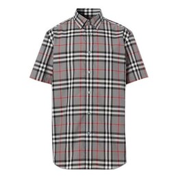 Burberry: Серая рубашка 