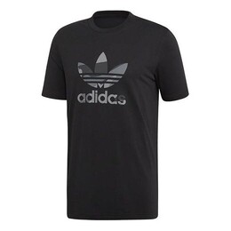 Adidas: Чёрная футболка 
