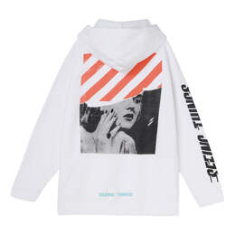 Off-White: Белая толстовка 