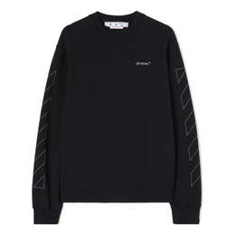 Off-White: Чёрная толстовка 