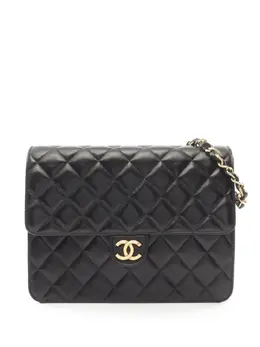 CHANEL Pre-Owned: Чёрная сумка 