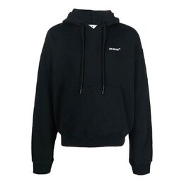 Off-White: Чёрная толстовка 