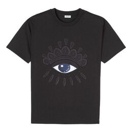 Kenzo: Хлопковая футболка  Eye