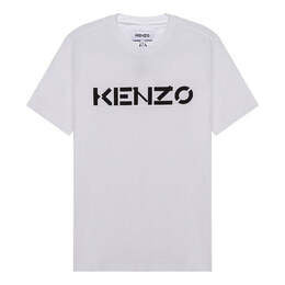 Kenzo: Белая футболка 