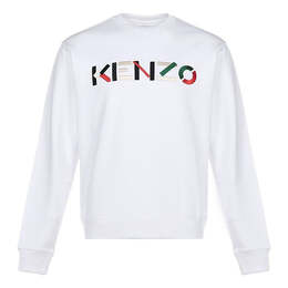 Kenzo: Белая толстовка 