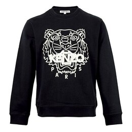 Kenzo: Чёрная толстовка  Tiger