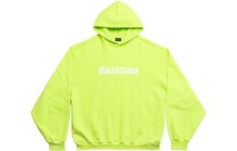 Balenciaga: Жёлтая толстовка 