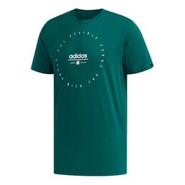 Adidas: Зелёная футболка 