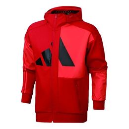 Adidas: Красная куртка 