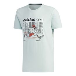 Adidas: Зелёная футболка 
