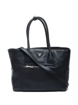 Prada Pre-Owned: Чёрная сумка-шоппер 