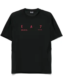 Ea7 Emporio Armani: Чёрная футболка 