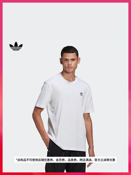 Adidas: Белая футболка 