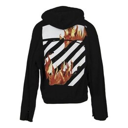 Off-White: Чёрная толстовка 