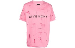 Givenchy: Розовая футболка 