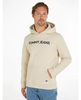 Tommy Jeans: Бежевая толстовка 