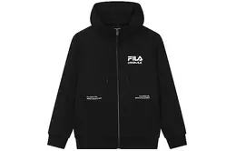 Fila: Чёрная куртка 