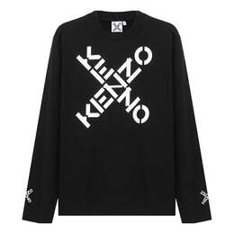 Kenzo: Чёрная толстовка  Big X