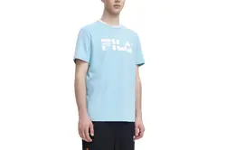 Fila: Голубая футболка 