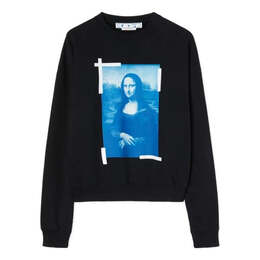 Off-White: Хлопковая толстовка  Mona Lisa