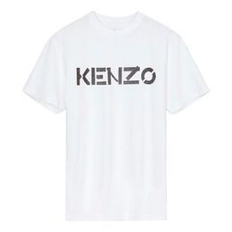 Kenzo: Белая футболка 