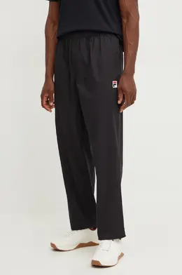 Fila: Чёрные брюки 